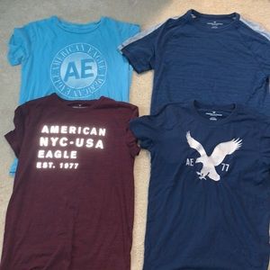 4 american eagle tshirts